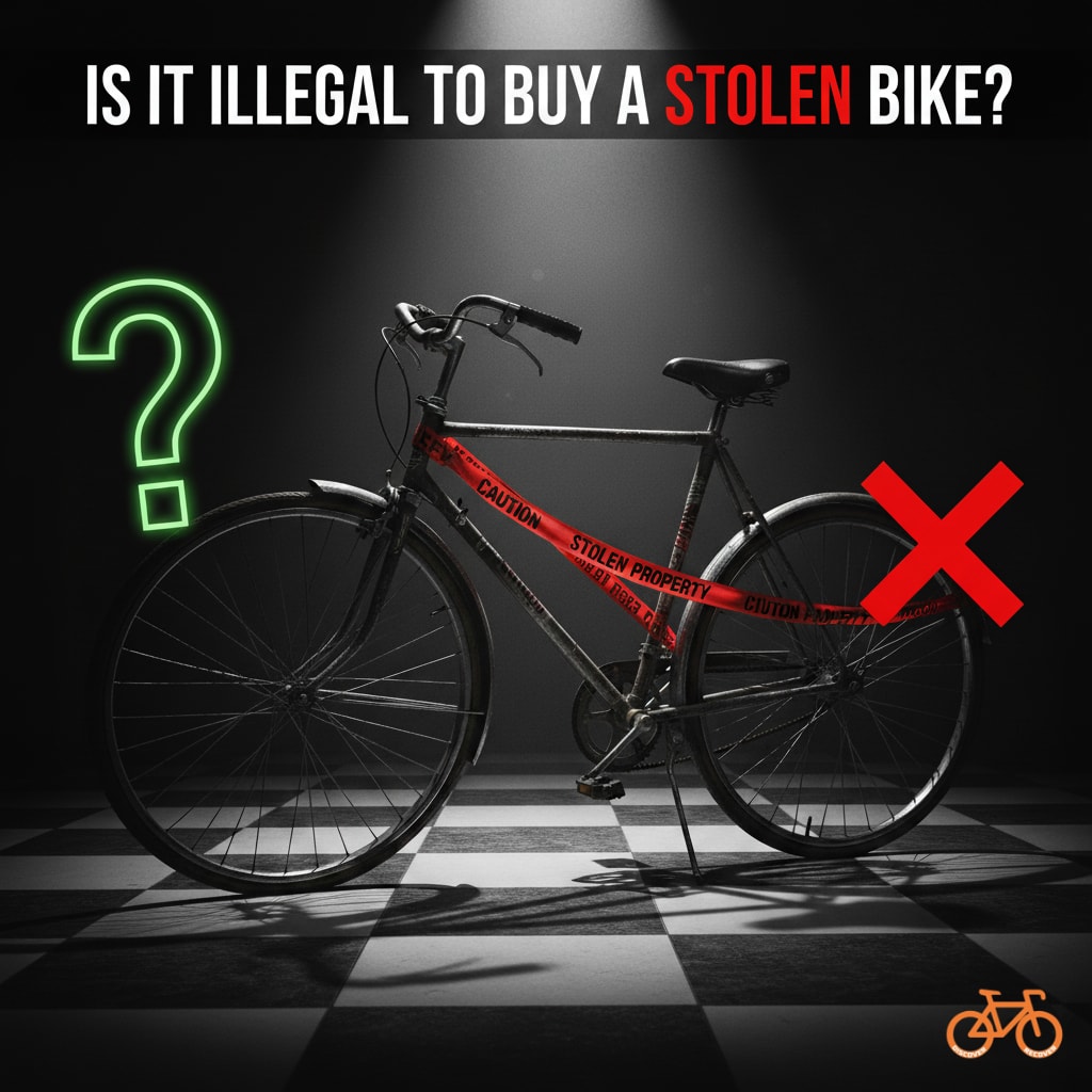 Est-il illégal d’acheter un vélo volé ?